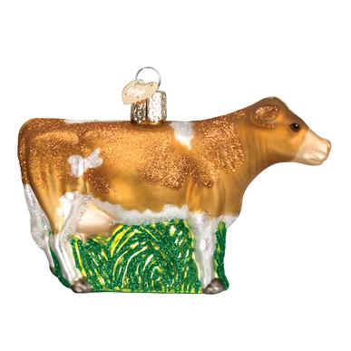 Old World Christmas Dairy Cow Ornament, Assorted