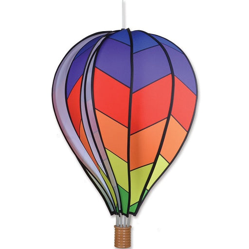 Hot Air Balloon Spinner, Chevron Rainbow