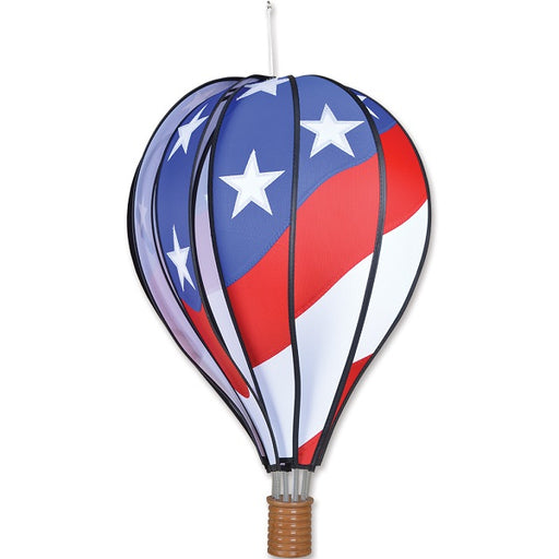 Hot Air Balloon Spinner, Patriotic 22-inch