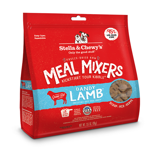 Stella & Chewy's Dandy Lamb Freeze Dried Raw Meal Mixers Dog Food Topper