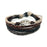 Aadi Mixed Colors Leather, Jute & Metal Men's Bracelet B8027