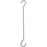 The Hookery 30" Black Wrought Iron Extension Hook BF-30