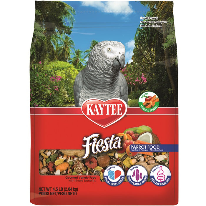Kaytee Fiesta Parrot Food, 4.5 Lb.