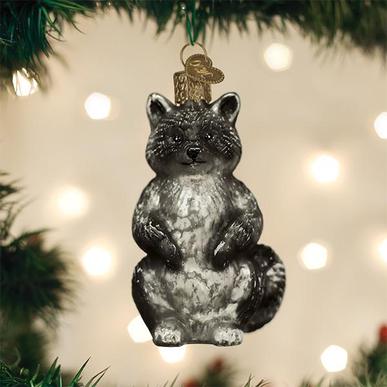 Old World Christmas Vintage Raccoon Ornament