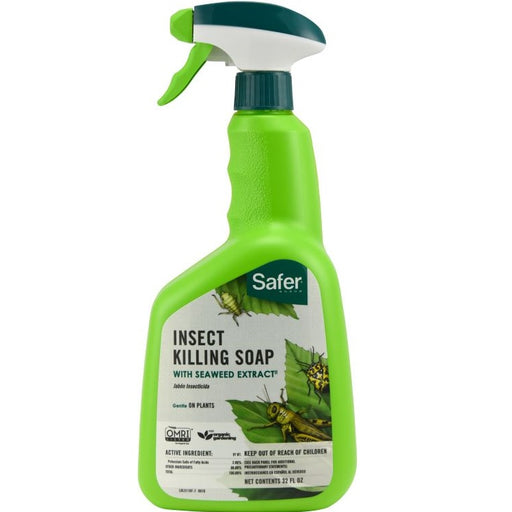 Safer® Brand Insect Killing Soap with Seaweed Extract, Ready-to-Use, 32 oz.