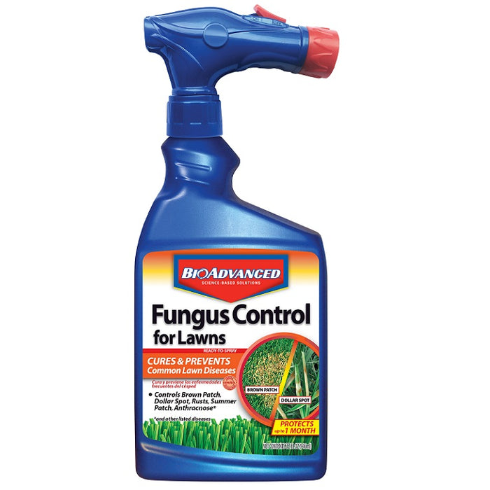 Fungus Control Lawn Spray, Hose-End Sprayer, 32 oz.- BioAdvanced