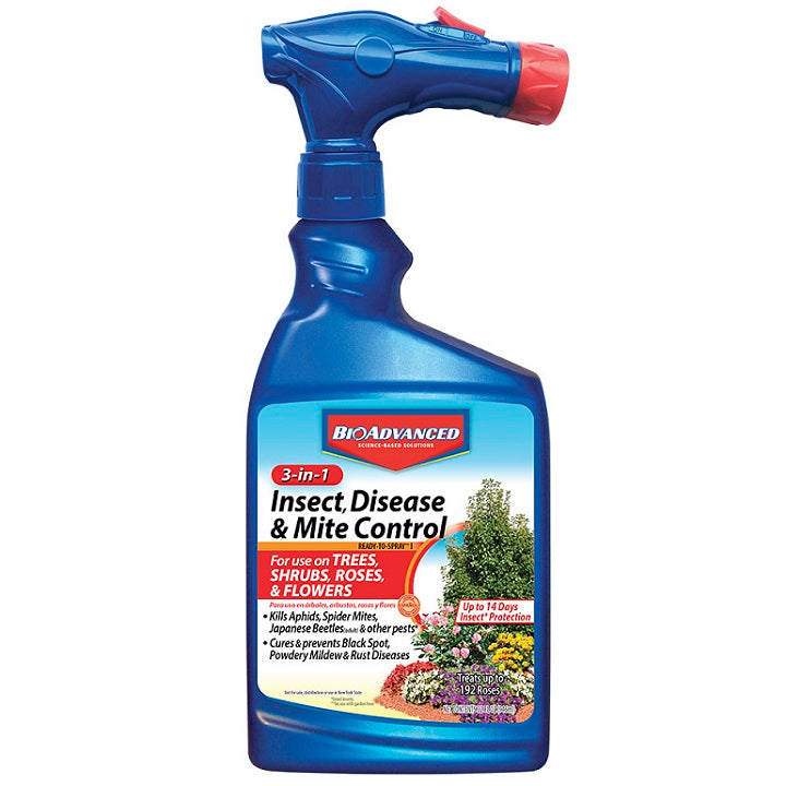 Insect, Disease & Mite Control, Ready-To-Spray 32 oz. - BioAdvanced