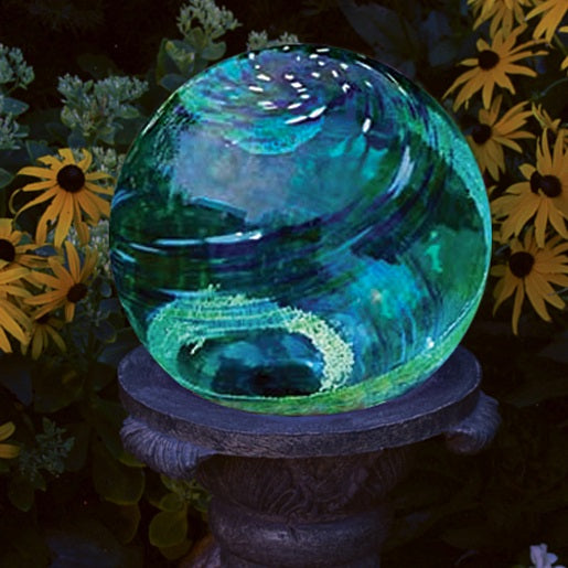 Echo Valley 10 in. Ocean Mist Illuminarie Gazing Globe