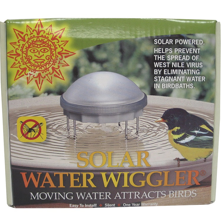 Water Wiggler for Bird Bath, Solar Powered #8WW