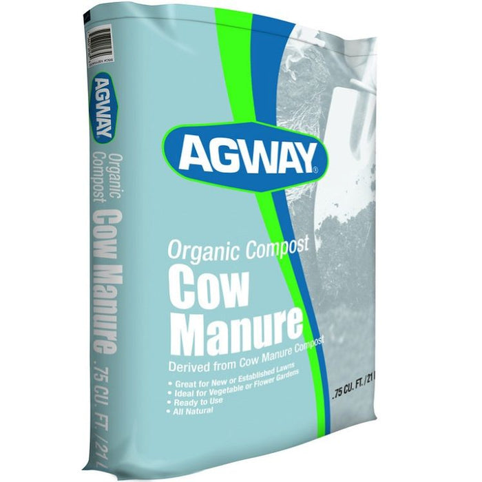 Composted Cow Manure, 0.75 cu ft bag
