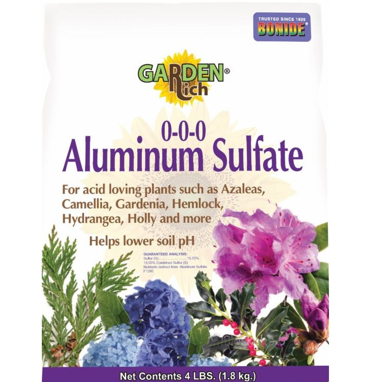 Aluminum Sulfate Soil Acidifier 4lb bag