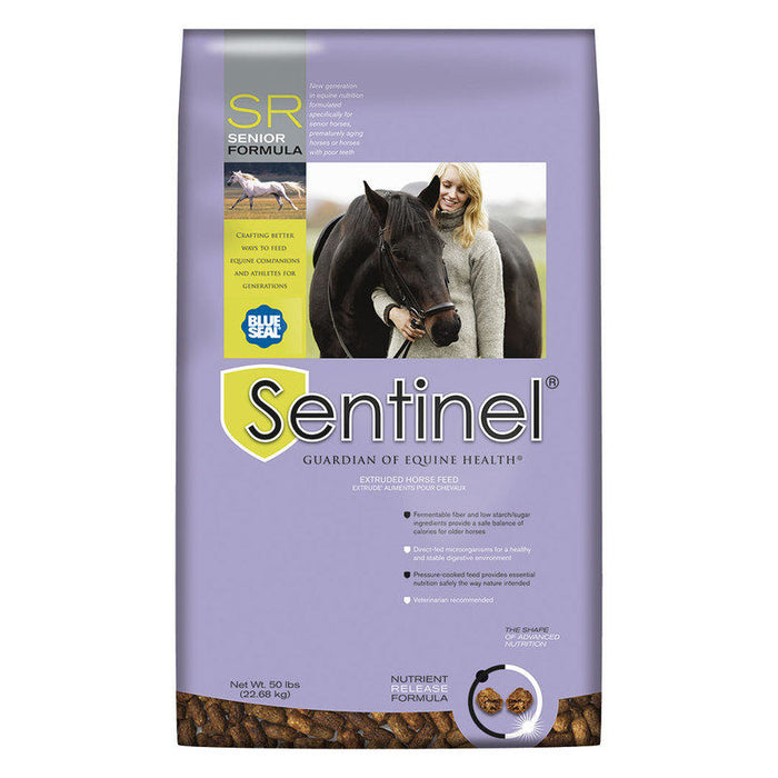 Blue Seal Sentinel Senior Horse Feed, 50 lbs.