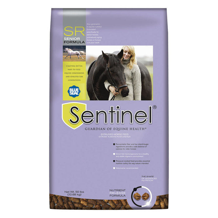 Blue Seal Sentinel Senior Horse Feed, 50 lbs. — Ellington Agway