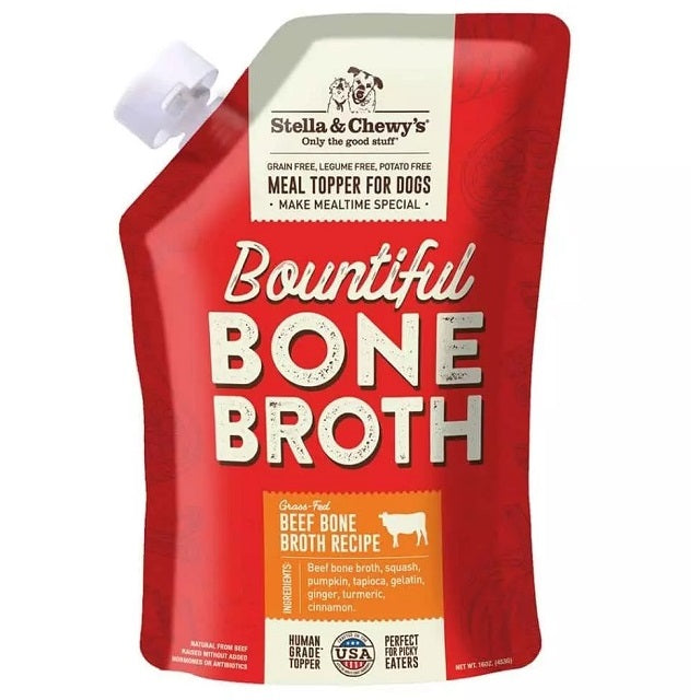 Stella & Chewy's Bountiful Bone Broth Grass-Fed Beef Recipe 16 oz