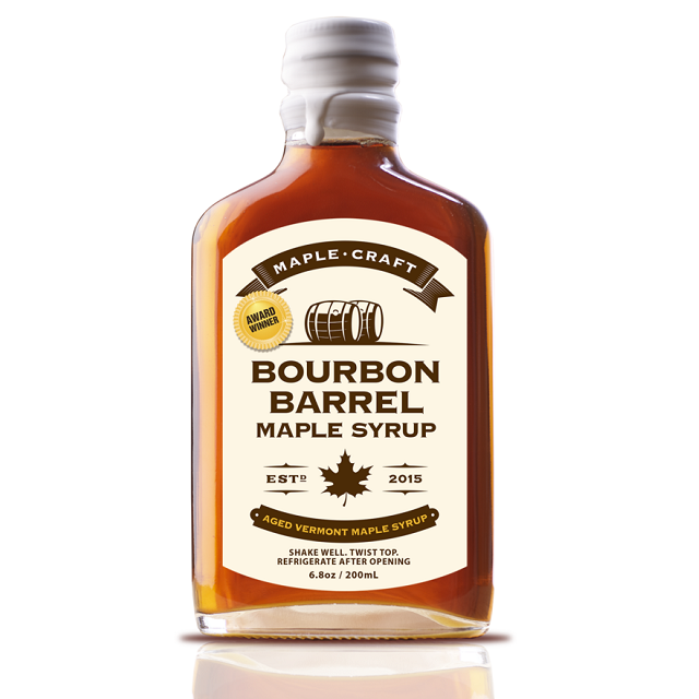 Bourbon Barrel Aged Maple Craft Syrup 200 mL