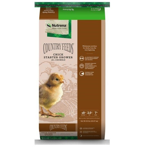 Country Feeds Chick Starter Grower Feed - Unmedicated