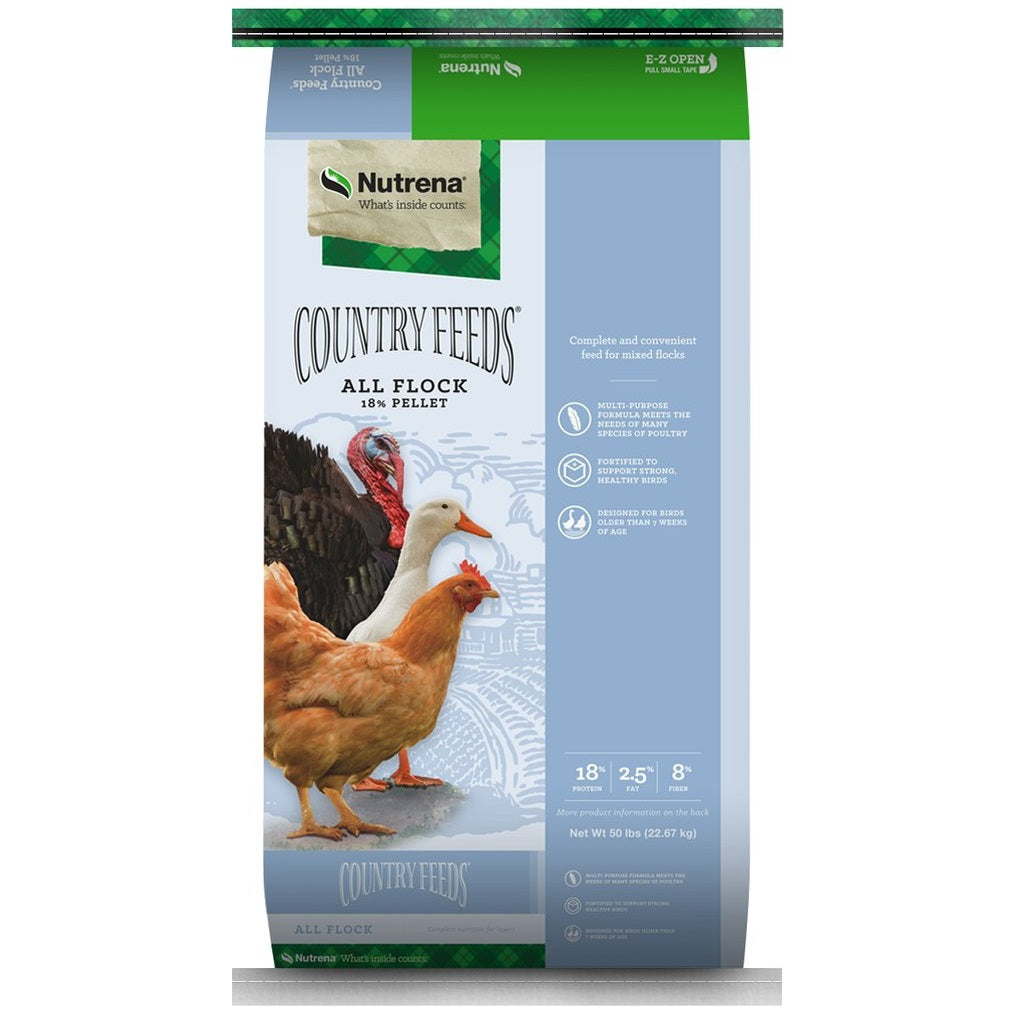 Country Feeds All Flock Feed 50lb — Ellington Agway