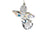 Crystal Guardian Angel Suncatcher - Aurora Borealis (April)
