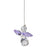 Crystal Guardian Angel Suncatcher - Light Amethyst (June)