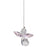 Crystal Guardian Angel Suncatcher - Rose (October)