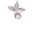 Crystal Guardian Angel Suncatcher - Rose (October)