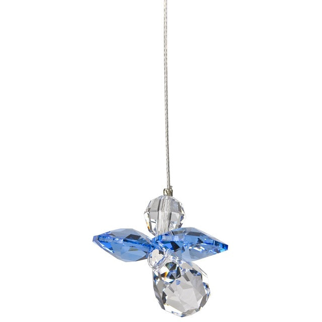 Crystal Guardian Angel Suncatcher - Sapphire (September)