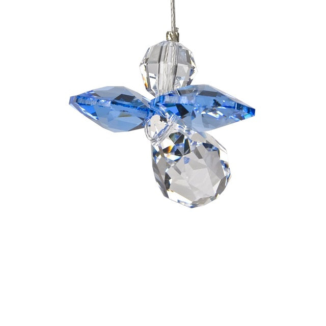 Crystal Guardian Angel Suncatcher - Sapphire (September)