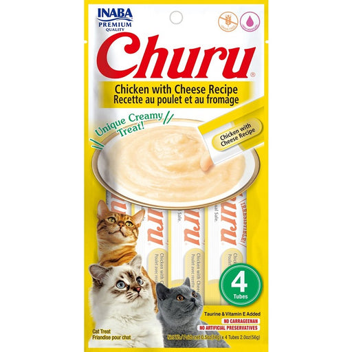 Churu Puree, Chicken with Cheese - 4 pack