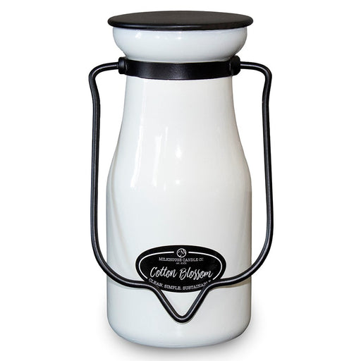 Milkhouse Creamery Collection Soy Candle: Cotton Blossom, 8-oz. Milk Bottle