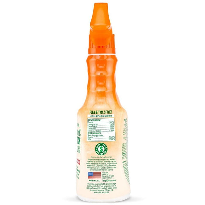 Natural Flea & Tick Spray for Pets & Bedding 16 oz.