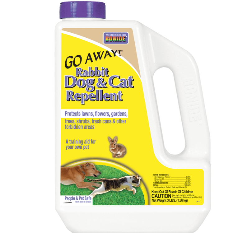 Go Away Rabbit Dog Cat Repellent Granules 3 lb. Ellington
