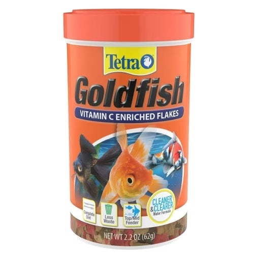 Tetra Goldfish Flakes, 2.2 oz.