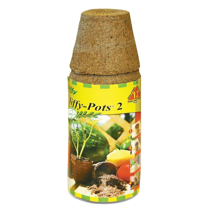 jiffy organic potting mix Jiffy 2" Round Biodegradable Peat Pots, 12 Pack — Ellington Agway