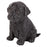 Black Lab Puppy Partner Collectible Dog Statue