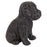 Black Lab Puppy Partner Collectible Dog Statue