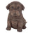 Chocolate Lab Puppy Partner Collectible Dog Statue