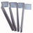 Edging Stakes, Galvanized Metal 9" Heavy Duty, 4 pack