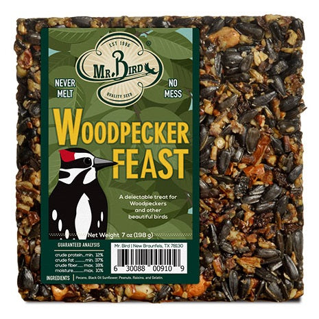 Mr. Bird Woodpecker Feast Seed Cake- Small