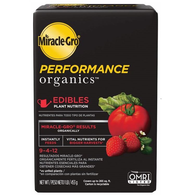 Miracle-Gro® Performance Organics® Edibles Plant Nutrition, 1lb box