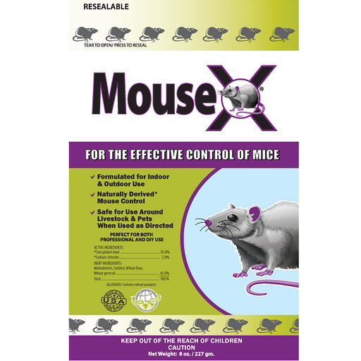 MouseX® Rodenticide Granules, 8oz.