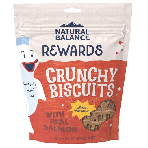 Natural Balance Rewards Crunchy Biscuits with Real Salmon 14 oz. Dog Treats