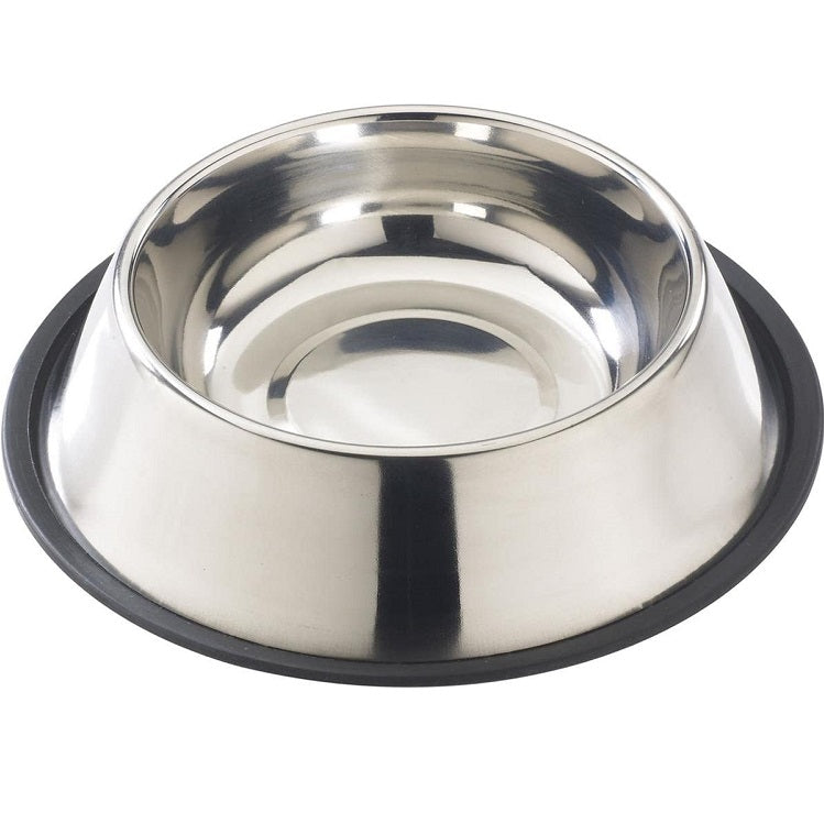 Stainless Steel No-Skid Dog Bowl