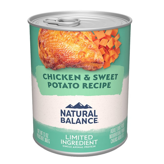 Natural Balance Limited Ingredient Grain Free Chicken & Sweet Potato Recipe Canned Dog Food