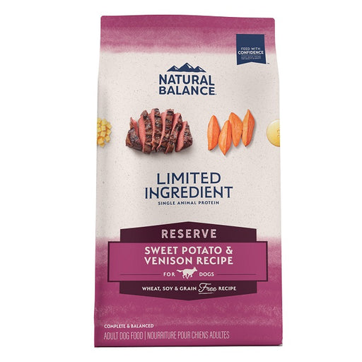 Natural Balance Limited Ingredient Reserve Grain Free Sweet Potato & Venison Recipe Dog Food