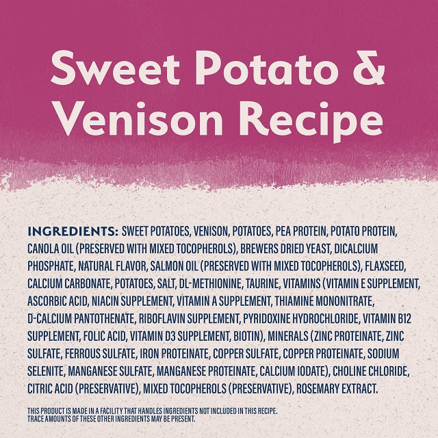 Natural Balance Limited Ingredient Reserve Grain Free Sweet Potato & Venison Recipe Dog Food