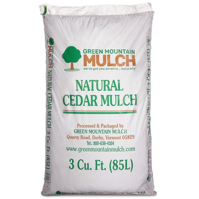 Green Mountain Natural Cedar Mulch, 3 Cu. Ft. Bag — Ellington Agway