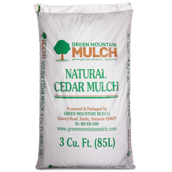 Green Mountain Natural Cedar Mulch, 3 Cu. Ft. Bag — Ellington Agway