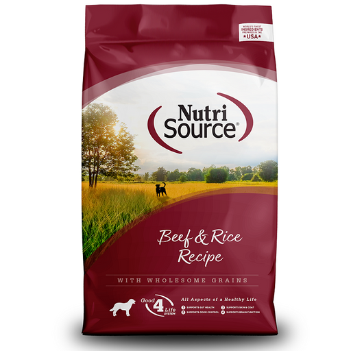 NutriSource Adult Beef & Rice Dry Dog Food
