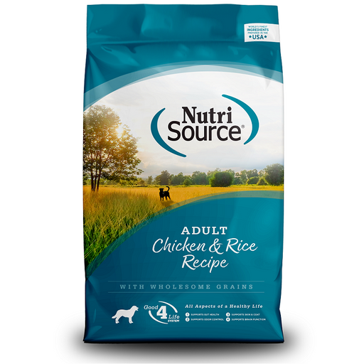 NutriSource Adult Chicken & Rice Dry Dog Food
