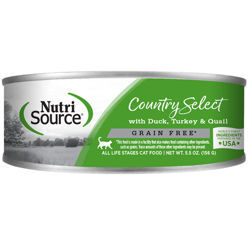 Nutrisource® Grain Free Country Select Canned Cat Food, Case of 12, 5.5 oz. Cans